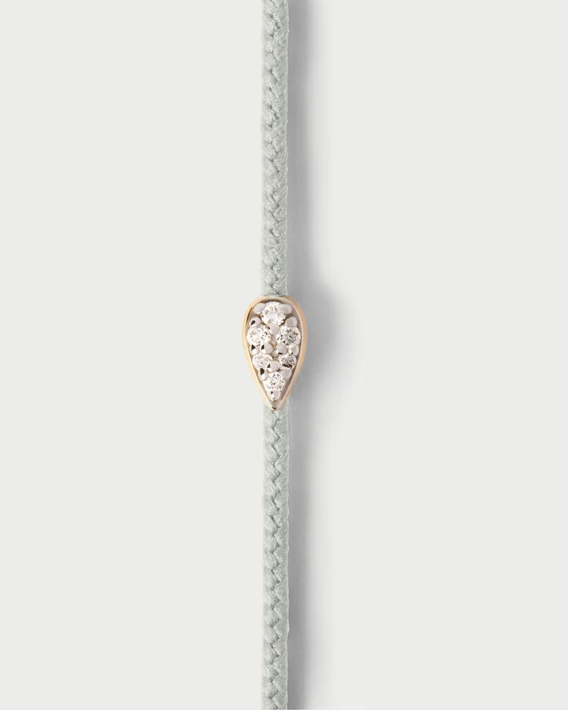Isa Diamond cord bracelet
