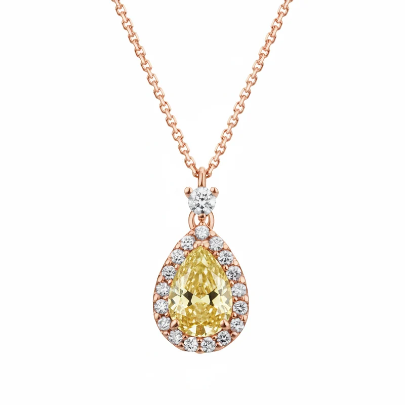 Golay collana con pendente fancy goccia 7x5 e diam PCL032DIFY2-24032110076