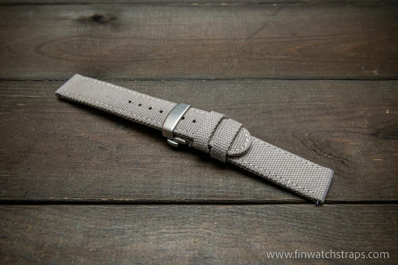 Vintage canvas watch strap.