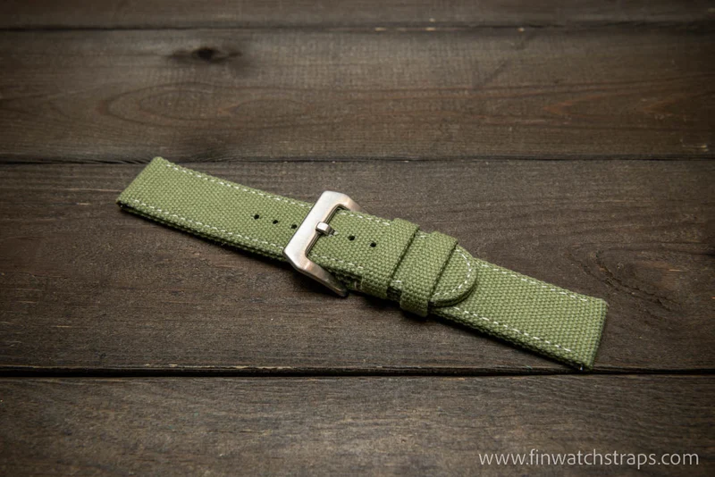Vintage canvas watch strap.