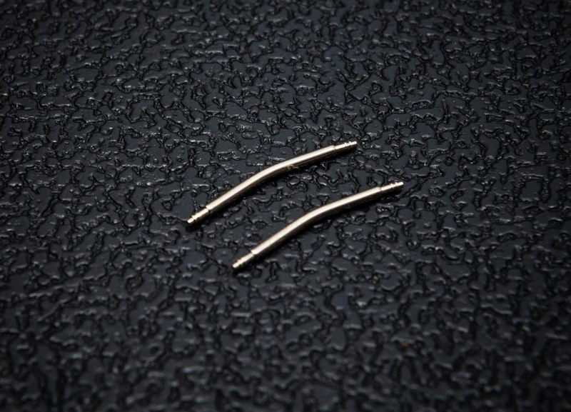 Curved spring bars (x2), Double Flange, diametere 1,5 mm