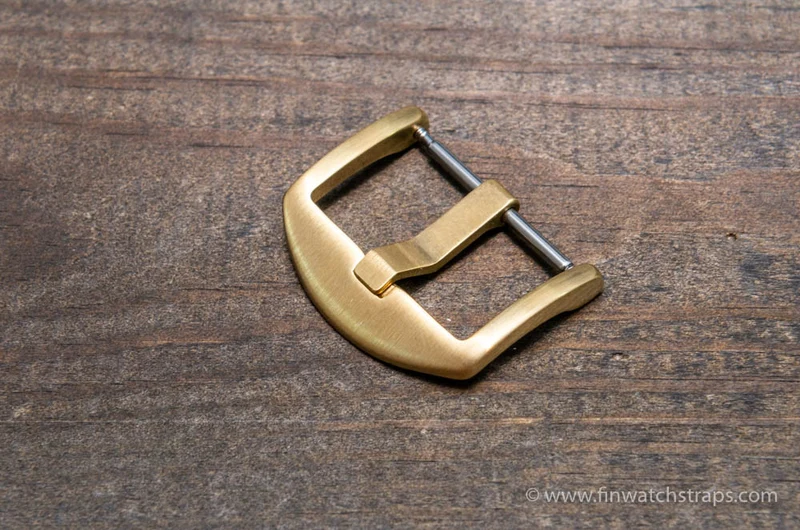 Brass/ Bronze metal watch buckle: 18 mm, 20 mm, 22 mm.