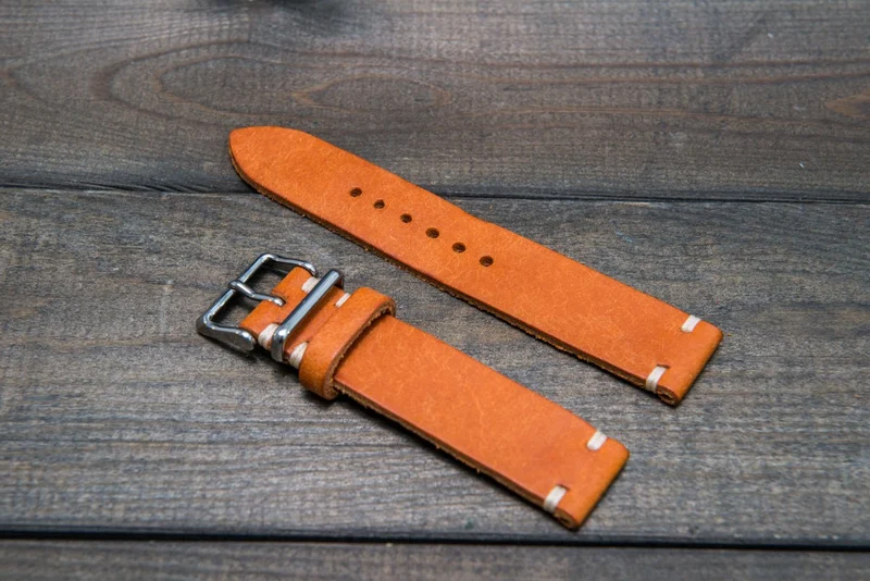 Badalassi Carlo, Pueblo Olmo leather watch strap. Hand-made to order in Finland.