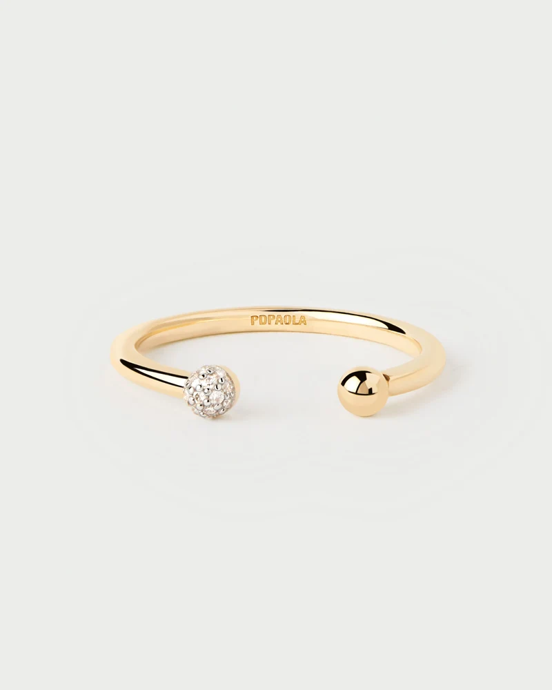 Diamonds and gold Clara ring