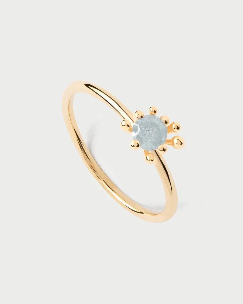Grey Fleur ring