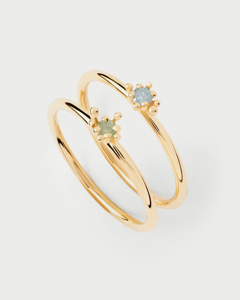 Les fleurs ring set