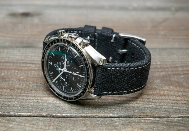 Vintage canvas watch strap.