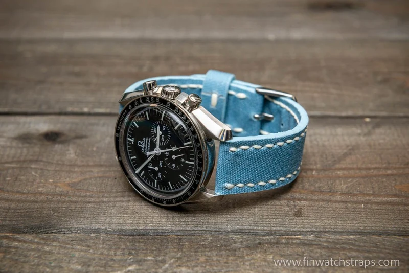 Sailcloth Marine Canvas handmade watch straps by FinWatchStraps®