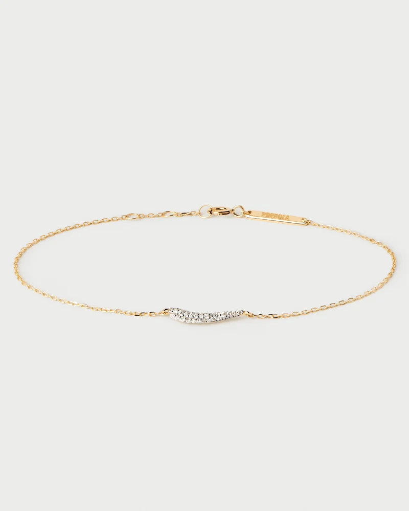 Diamonds and gold Nilo bracelet