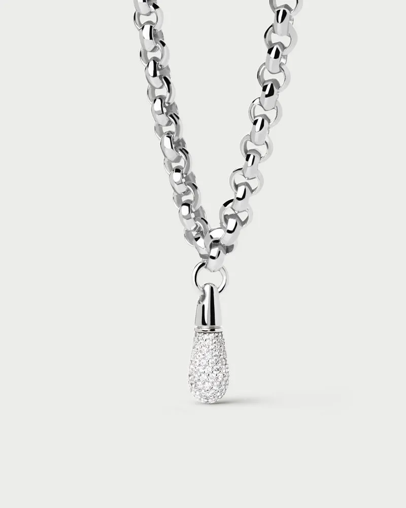 Jazz Silver Chain Necklace