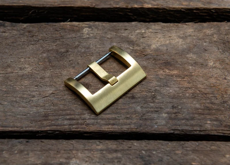 Solid Brass / Bronze Watch Buckle – Vintage Style Hardware