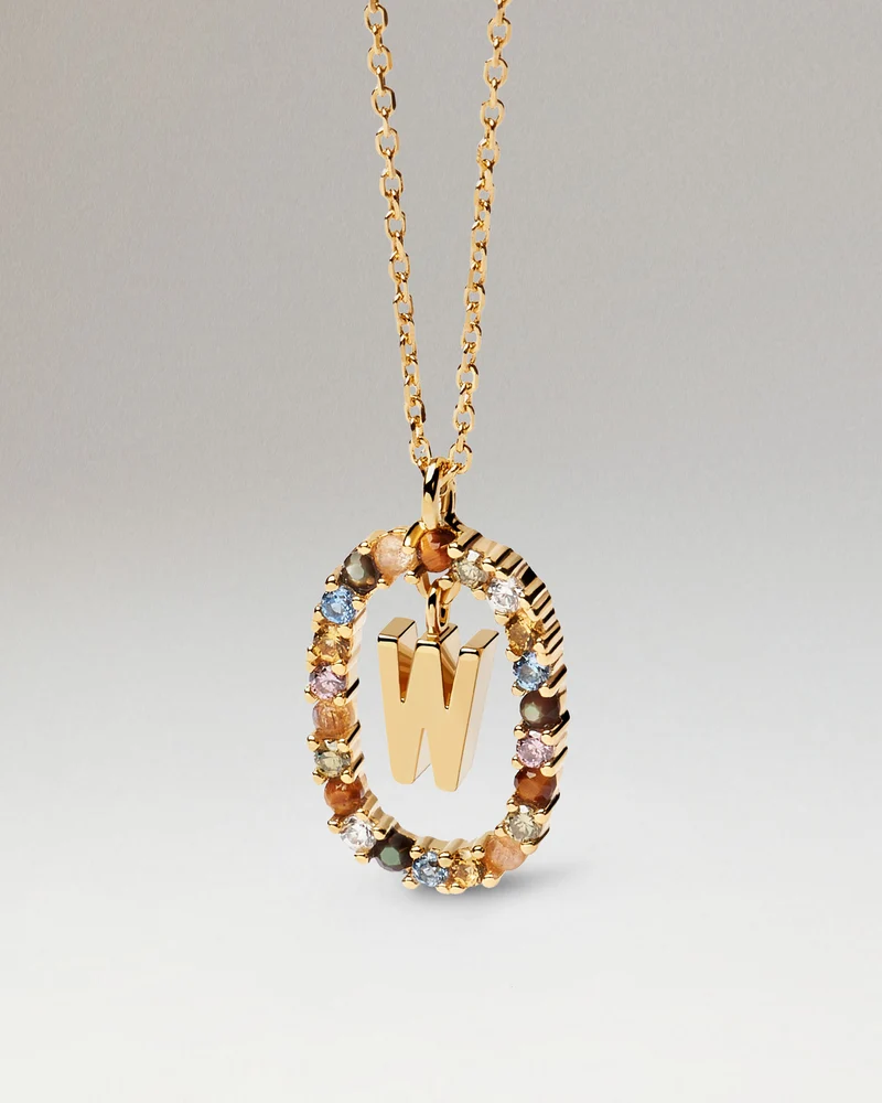 Letter W Necklace