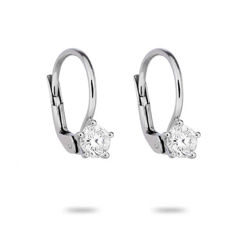 Golay orecchino punto luce 5 punte flora con monachella OPL007MWDI-21074110030