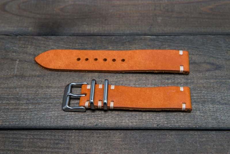 Badalassi Carlo, Pueblo Olmo leather watch strap. Hand-made to order in Finland.