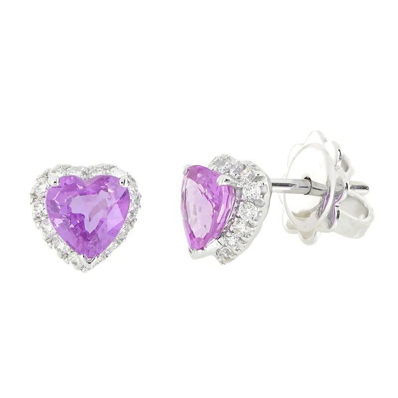 Golay orecchino cuore zaffiro rosa ONECU55PS-13134110027
