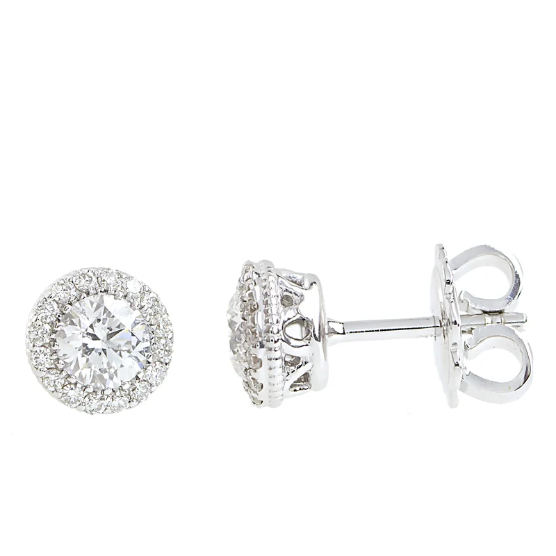 Golay orecchino diamante centrale ct.0,30 e contorno ONE7892-19170000053