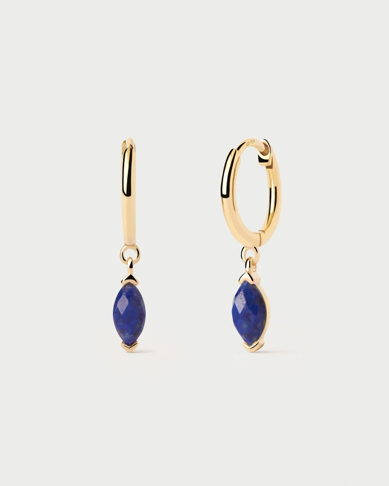Lapis Lazuli Nomad Hoops