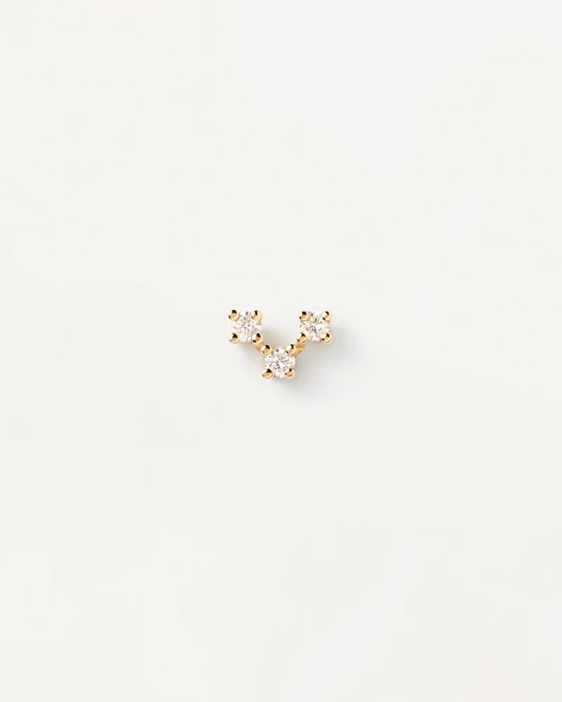 Diamonds and gold Nolita Single Earring