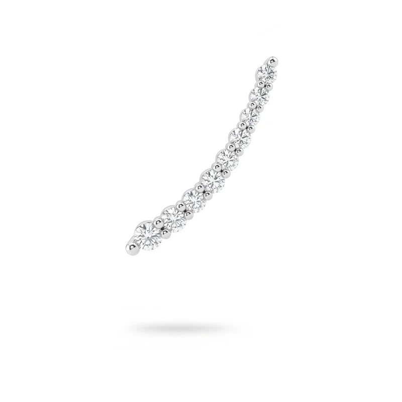 Golay orecchino multipietra virgola scalare ct 0,40 sx OMP885DBSX-26142110148