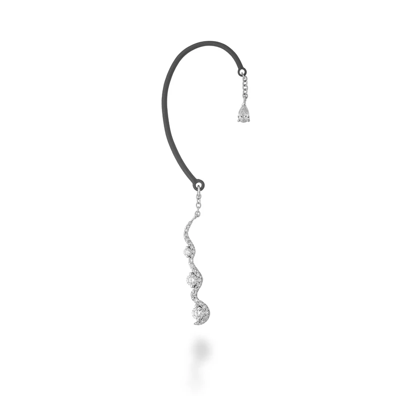 Golay orecchino ear cuff destro elemento in titanio OEC806DBDX-26013110146