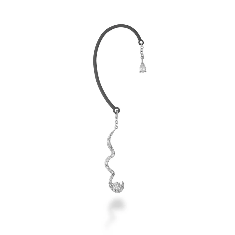 Golay orecchino ear cuff destro elemento in titanio OEC804DBDX-26034110145