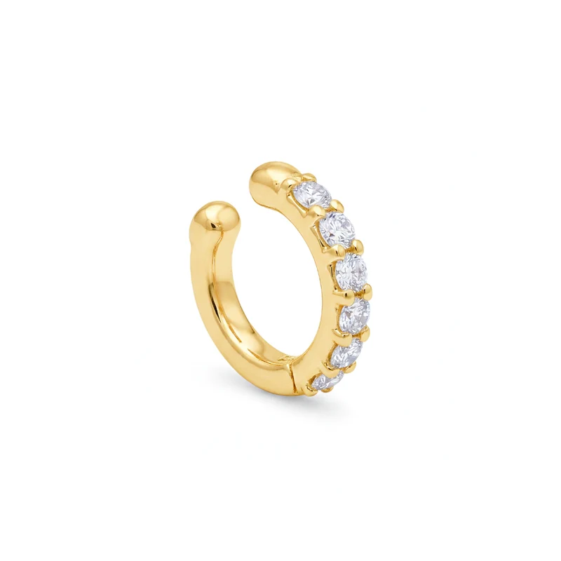 Golay orecchino ear cuff a molla con diamanti oro giallo OEC780DG-26023110083