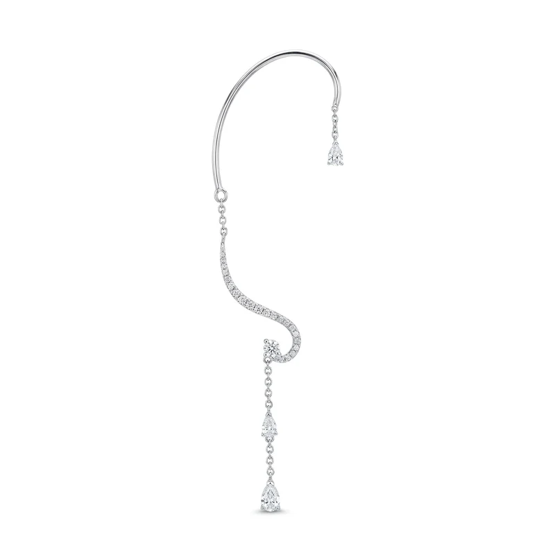 Golay orecchino ear cuff destro diamanti round e gocce OD762DBDX-26012110158
