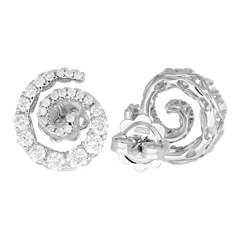 Golay montatura orecchino spirale ct. 0,93 OAB2851-22131110027