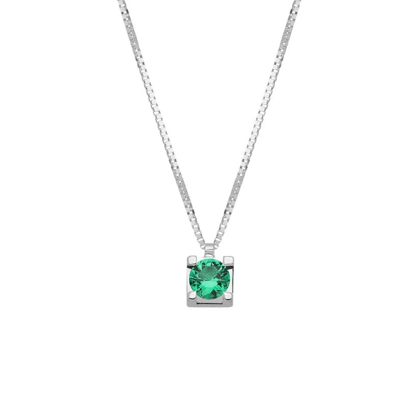 Nihama cl 18k ct.0,15 smeraldo lab NDGIM006O4SMR
