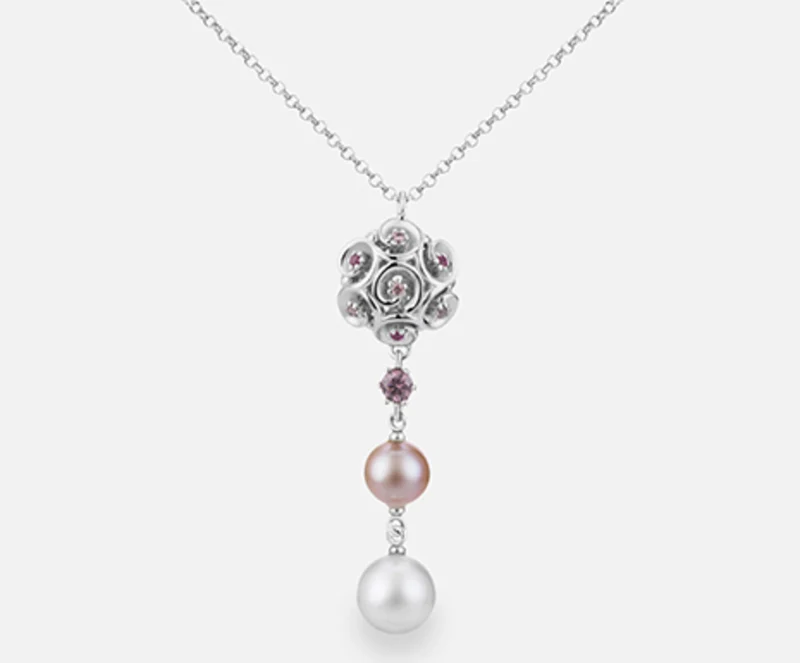 Nihama cl ag925 fw mu 6,5/7 bi 7,5/8 gem swarovski rosa ND7549A4ROSA000