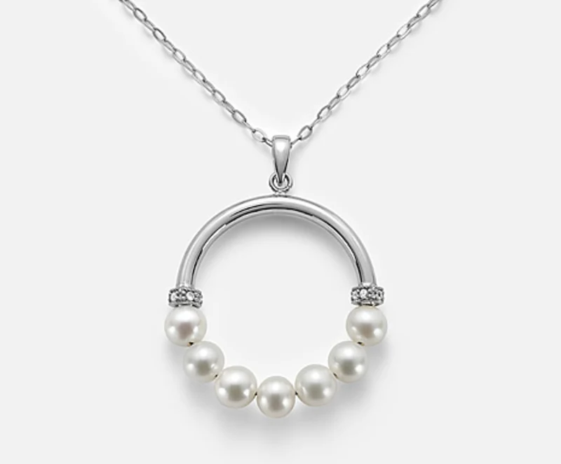 Nihama cl ag925 fw 7/7,5 gem swarovski cm.80 ND7529A4FCBI070