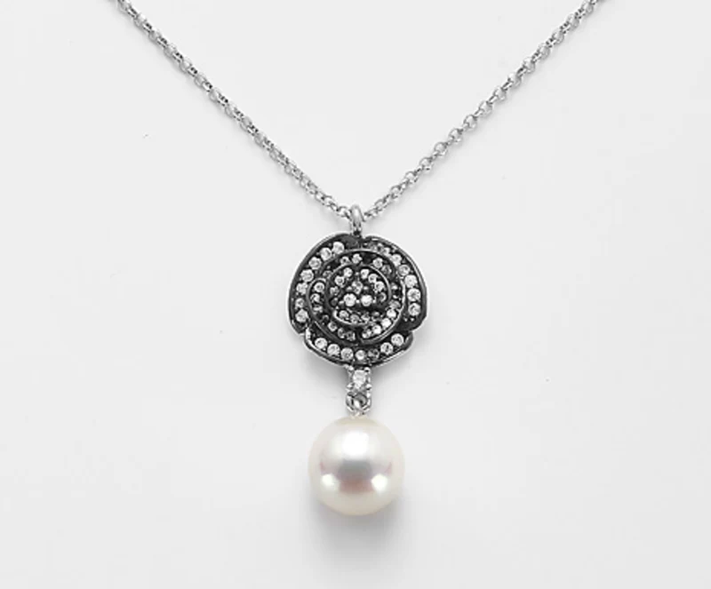 Nihama cl ag925 fw drop 9/9,5 gem swarovski bianchi ND7509A7BIANCO0