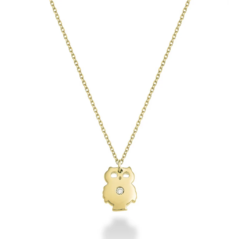 Nihama cl 18k gufo ct.0,01 oro giallo ND5132O1BR001
