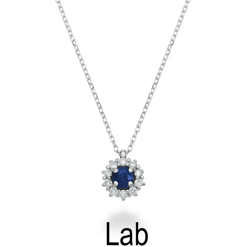 Nihama cl 18k zaffiro lab ct.0,12 diam. ct.0,07 mis.2 ND5085O4ZFL012