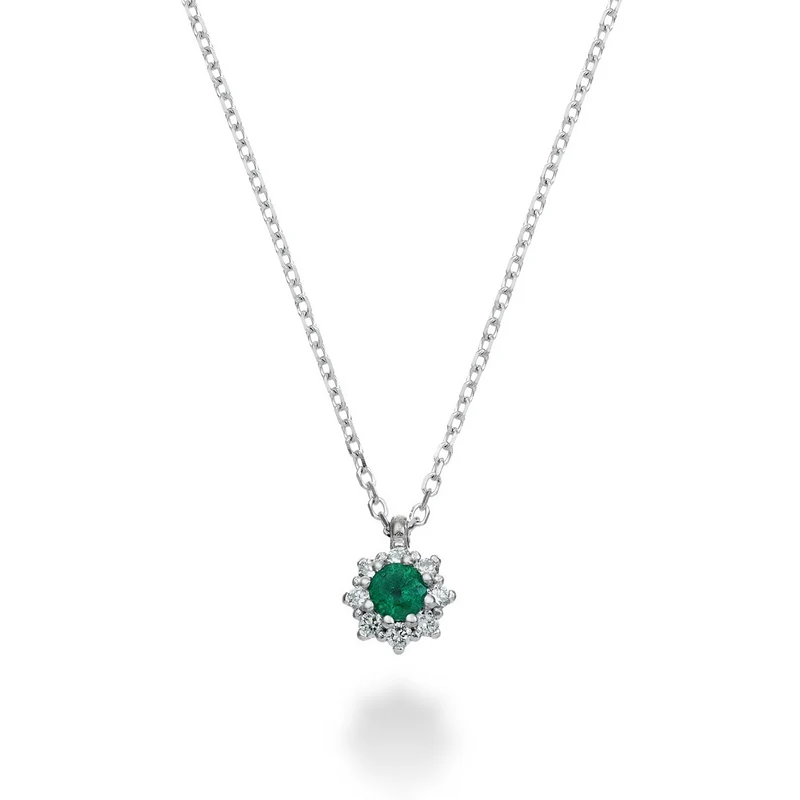 Nihama cl 18k smeraldo n. ct.0,07 diam. ct.0,04 mis.1 ND5084O4SMN007