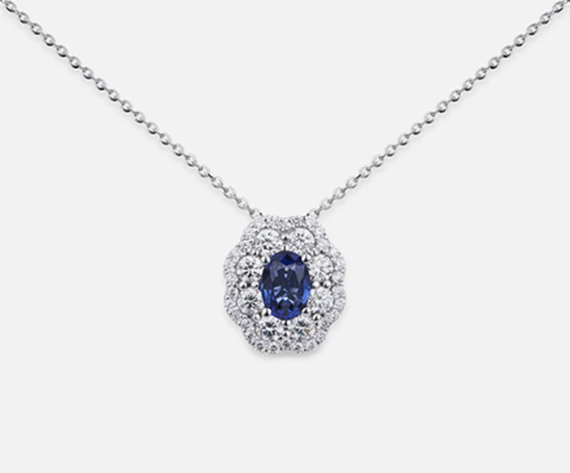 Nihama cl 18k zaffiro n. ovale 6x4 ct.0,57 dia ct.0,63 ND5057O4ZFN057