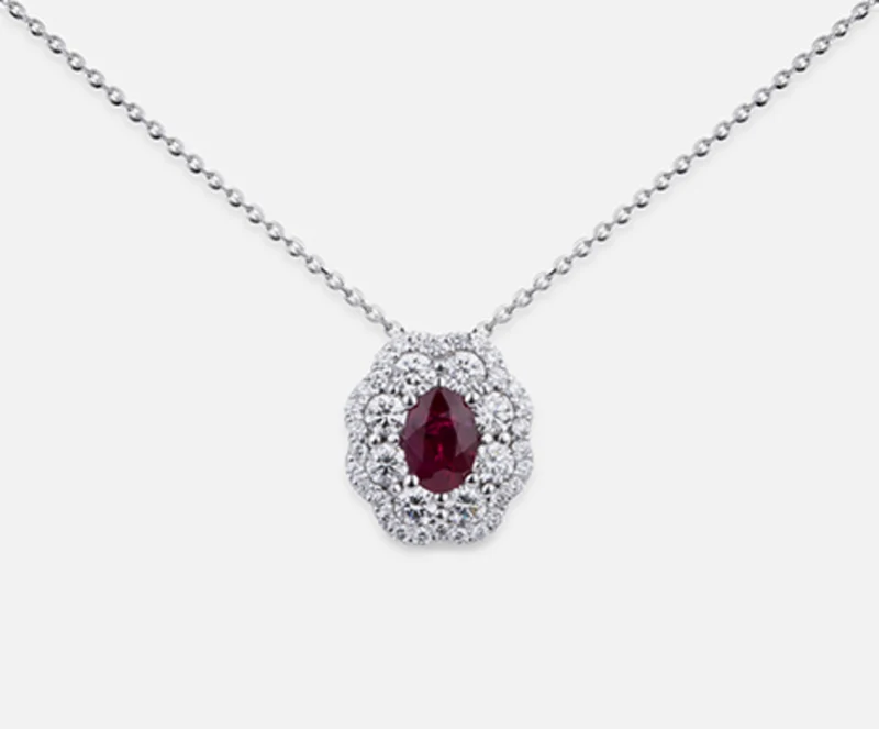 Nihama cl 18k rubino n. ovale 6x4 ct.0,57 dia ct.0,63 ND5057O4RBN057