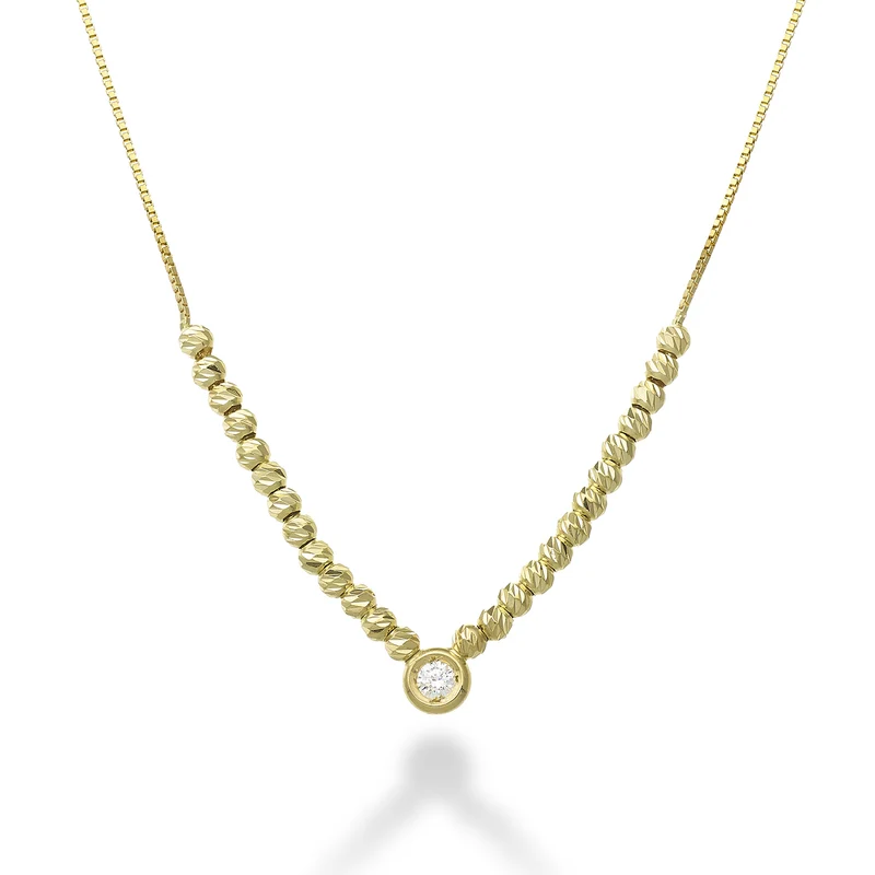 Nihama cl 18k ct.0,03 -specchiato- oro giallo ND5038O1BR003