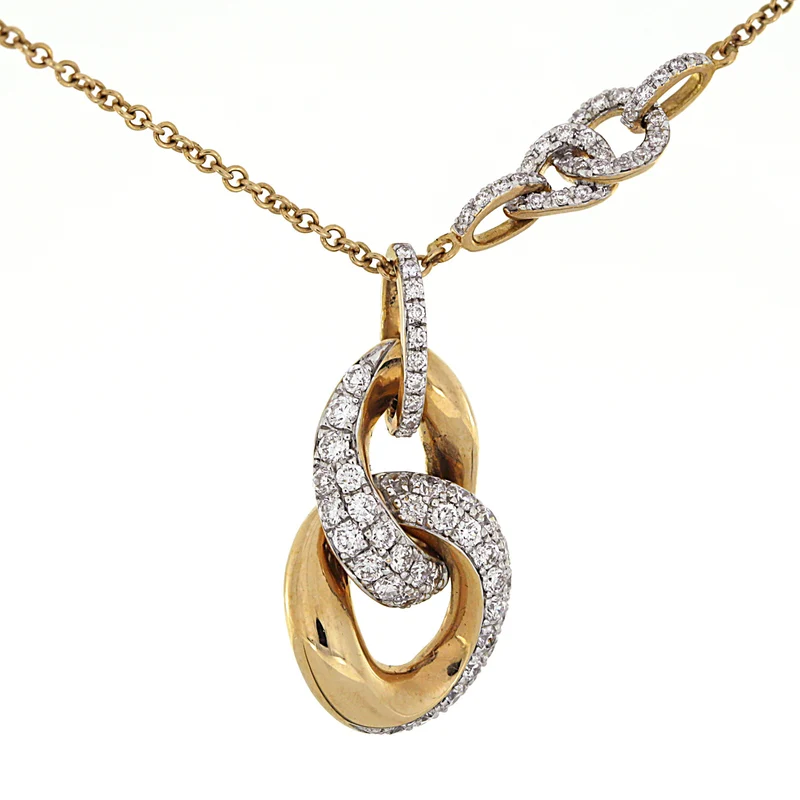 Golay girocolli in diamanti grumette oro rosa GKT104041R-10250000044