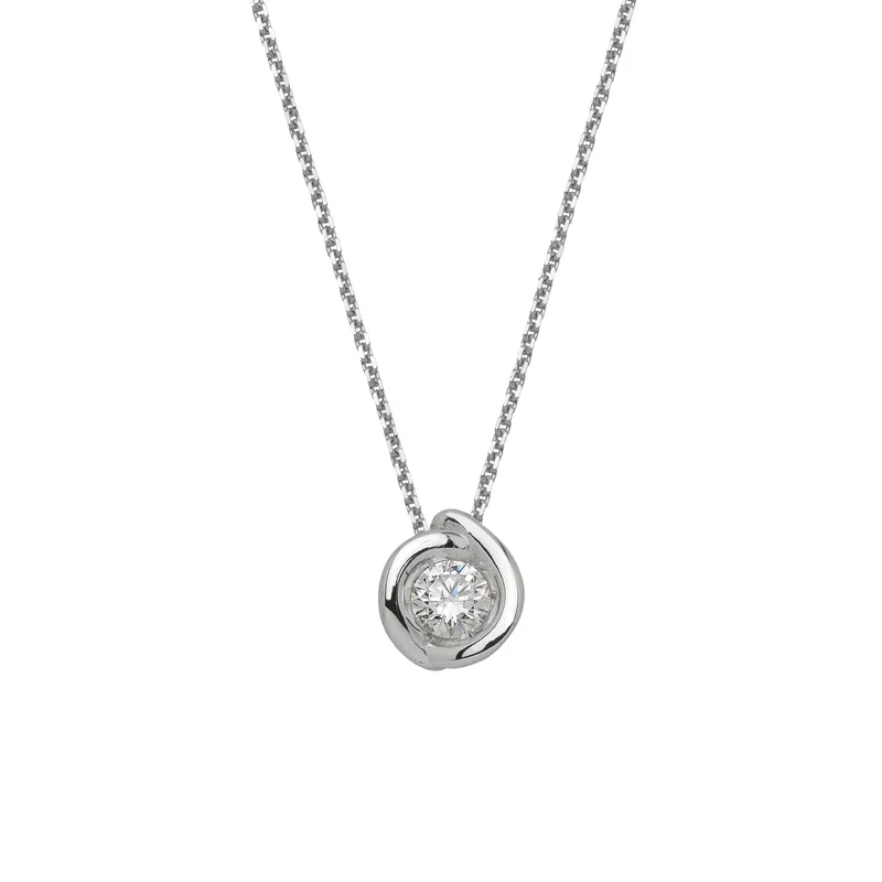 World Diamond Group collana con pendente punto luce calla GIM34-25174110077