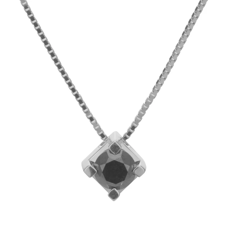Golay collana pendente p.luce rombo tornito black 0,50ct GIM006RBK050