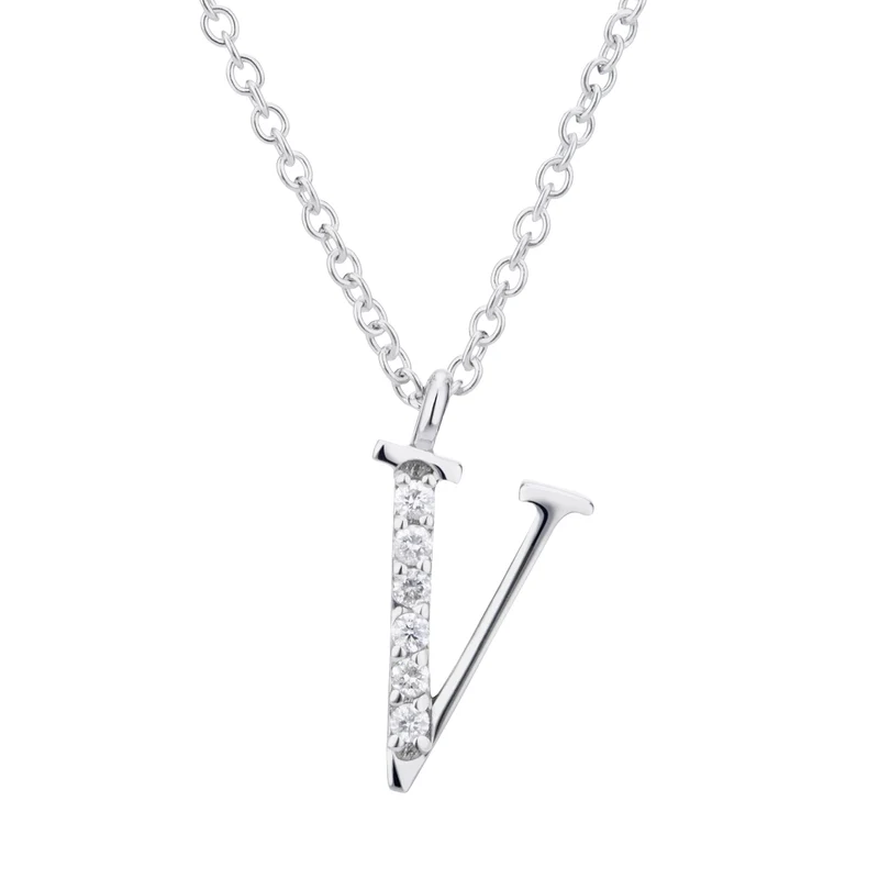 Golay girocollo lettera ""v"" GFV375-21273110161