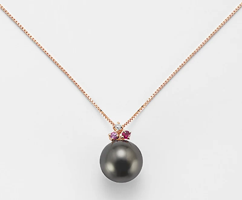 Nihama cl 18k sspb 10/11 ct.0,02 rubino ct.0,06 zaff.rosa ct.0,04 ND0970O3SANE100