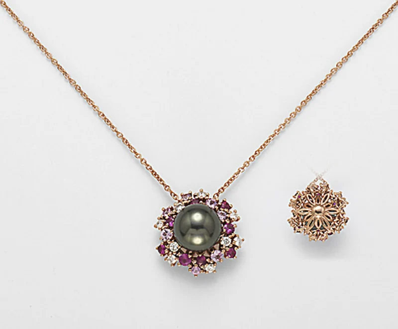 Nihama cl 18k sspb 10/11 ct.0,35 zaffiri rosa e rubini ct .0,97 ND0902O3SANE100
