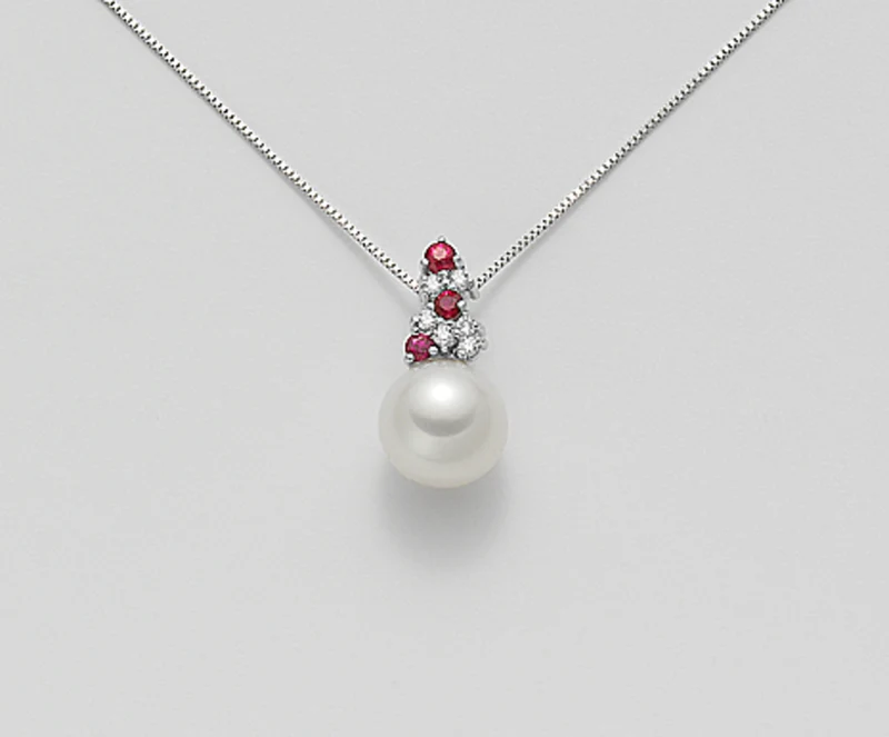 Nihama cl 18k fw 8,5/9 ct.0,06 rubini ct.0,14 ND0836O4FABI085