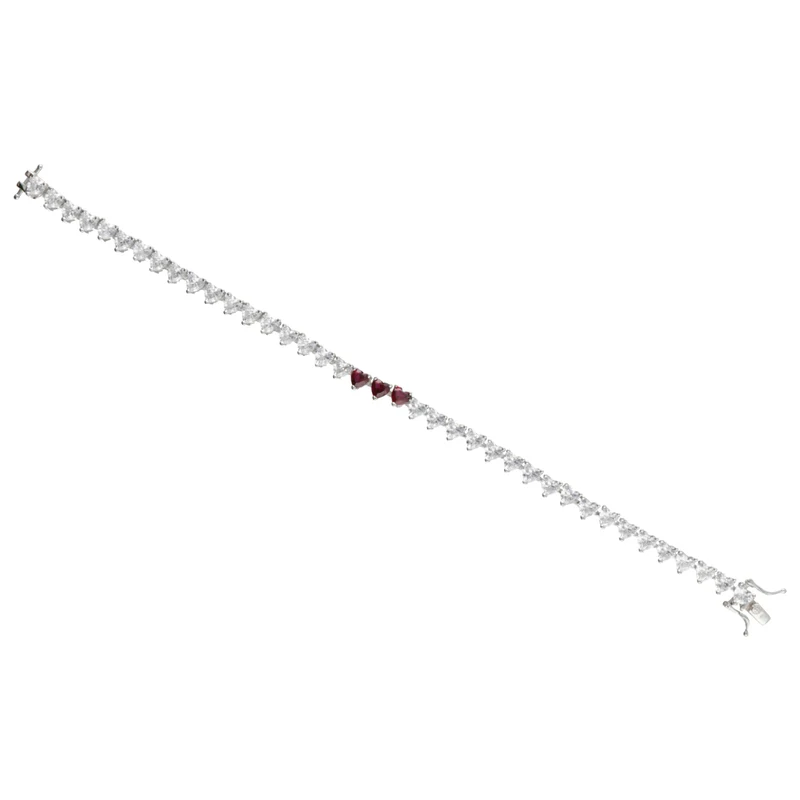 Nihama br ag925 gem swarovski bianchi e rossi NB7440A4ROSSO00