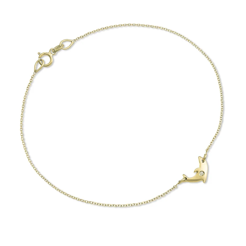 Nihama br 18k delfino ct.0,01 oro giallo NB5048O1BR001