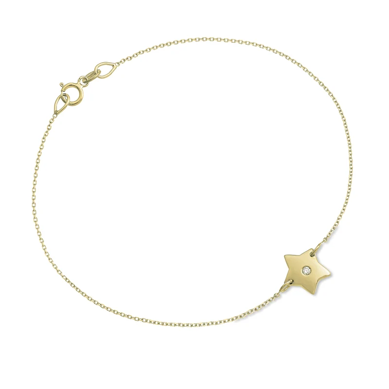 Nihama br 18k stella ct.0,01 oro giallo NB5040O1BR001