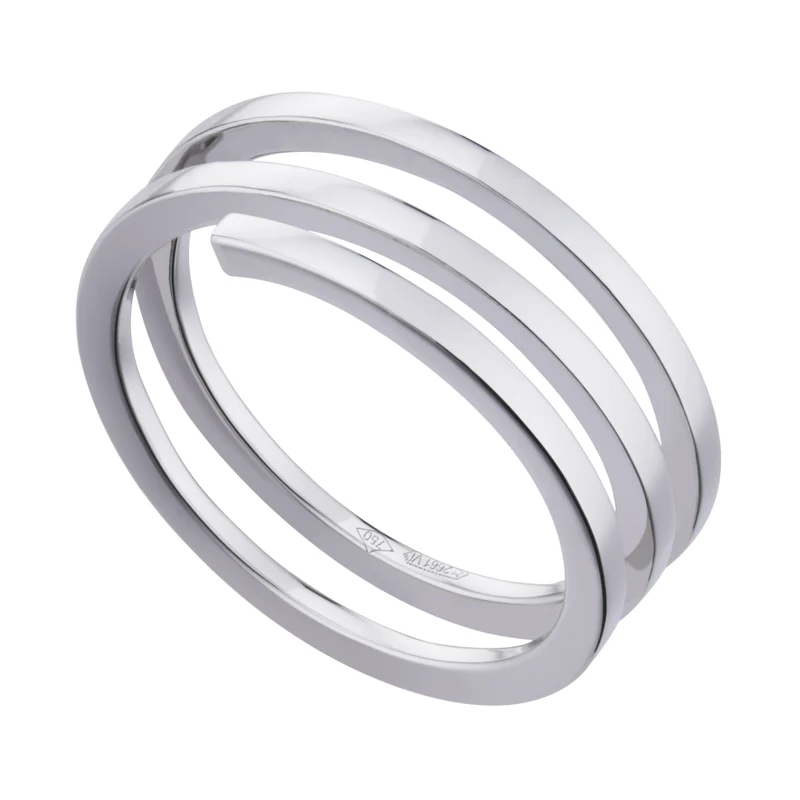 Nihama an 18k girodito 3 file liscia NAET071O4