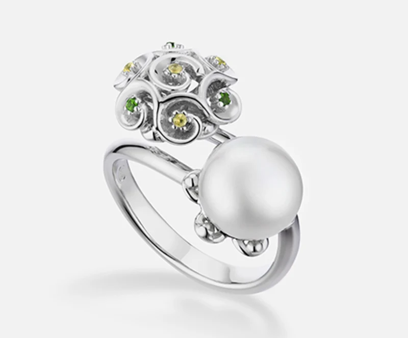 Nihama an ag925 fw bot 9,5/10 gem swarovski verdi NA7178A4VERDE00